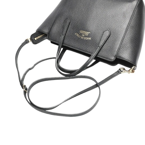 GUCCI Leather Swink 368827 Black Tote Bag - Picture 10 of 16